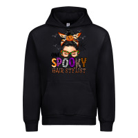 Black one spooky hair stylist Urban Hoodie - BarkalooDesign