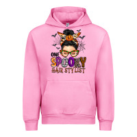 Fuchsia Pink one spooky hair stylist Urban Hoodie - BarkalooDesign