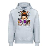 Heather Grey one spooky hair stylist Urban Hoodie - BarkalooDesign