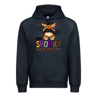 Navy one spooky hair stylist Urban Hoodie - BarkalooDesign
