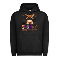 Pigment Black one spooky hair stylist Urban Hoodie - BarkalooDesign