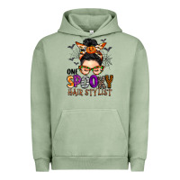 Pigment Oil Green one spooky hair stylist Urban Hoodie - BarkalooDesign
