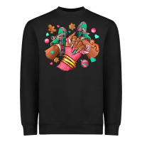 Black pink christmas black girl sneakers Heavyweight Sweatshirt - RanaPortraitStore
