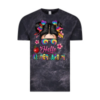 Cloud Black hello kindergarten Vintage Tee - texasbilliewilder