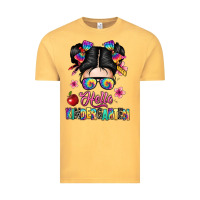 Vintage Mustard hello kindergarten Vintage Tee - texasbilliewilder