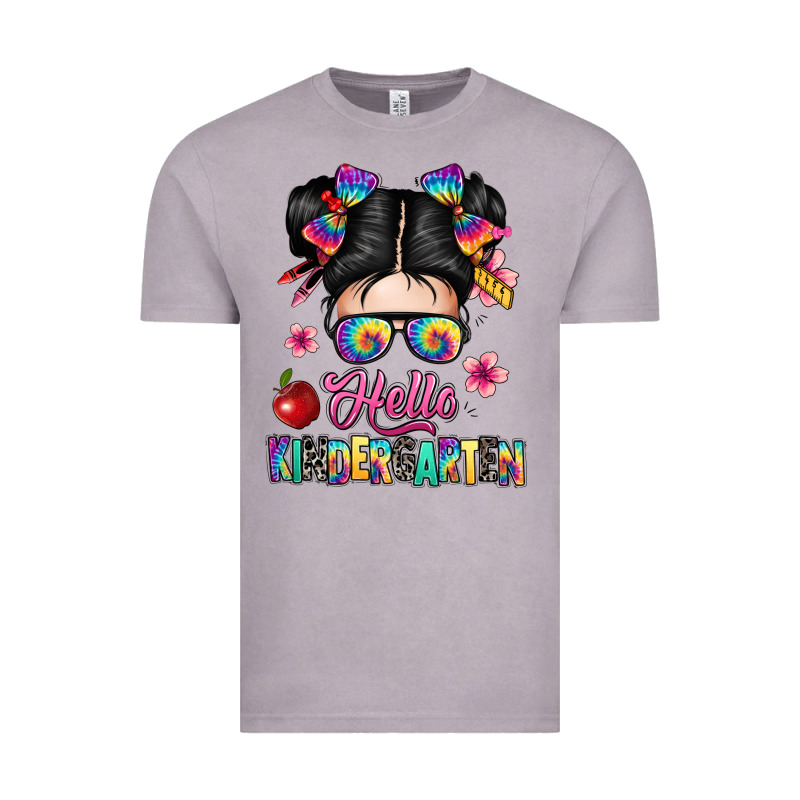 Hello Kindergarten Vintage Tee by texasbilliewilder | Teevron