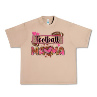 Burro football mama with leopard Urban Heavy Tee - Zillion Design Studio