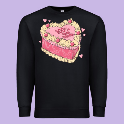 100 Percent That Bitch Premium Sweatshirt Designed By Maliassmallbusiness