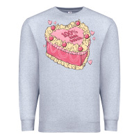 Heather Grey 100 percent that bitch Premium Sweatshirt - MaliasSmallBusiness