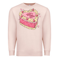Pale Pink 100 percent that bitch Premium Sweatshirt - MaliasSmallBusiness