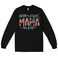 Black glitter and dirt mama of both Long Sleeve Tee - RacoonDesign