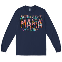 Navy glitter and dirt mama of both Long Sleeve Tee - RacoonDesign
