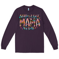Plum glitter and dirt mama of both Long Sleeve Tee - RacoonDesign