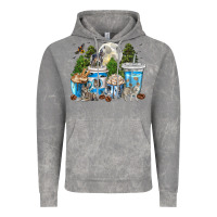 Cloud Rock Wolf coffee cups Vintage Hoodie - texasbilliewilder
