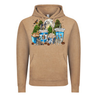 Vintage Coffee Wolf coffee cups Vintage Hoodie - texasbilliewilder