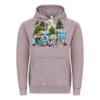 Vintage Zinc Wolf coffee cups Vintage Hoodie - texasbilliewilder