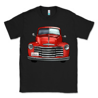 Black western red truck front view Classic Tee - FaDigitalArtStudio