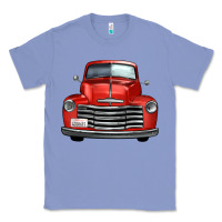 Colony Blue western red truck front view Classic Tee - FaDigitalArtStudio
