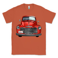 Copper western red truck front view Classic Tee - FaDigitalArtStudio