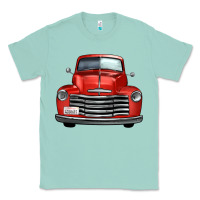 Seafoam western red truck front view Classic Tee - FaDigitalArtStudio