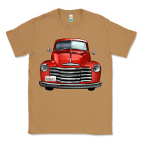 Toasted Coconut western red truck front view Classic Tee - FaDigitalArtStudio