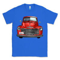 True Royal western red truck front view Classic Tee - FaDigitalArtStudio