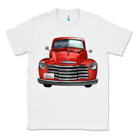 White western red truck front view Classic Tee - FaDigitalArtStudio