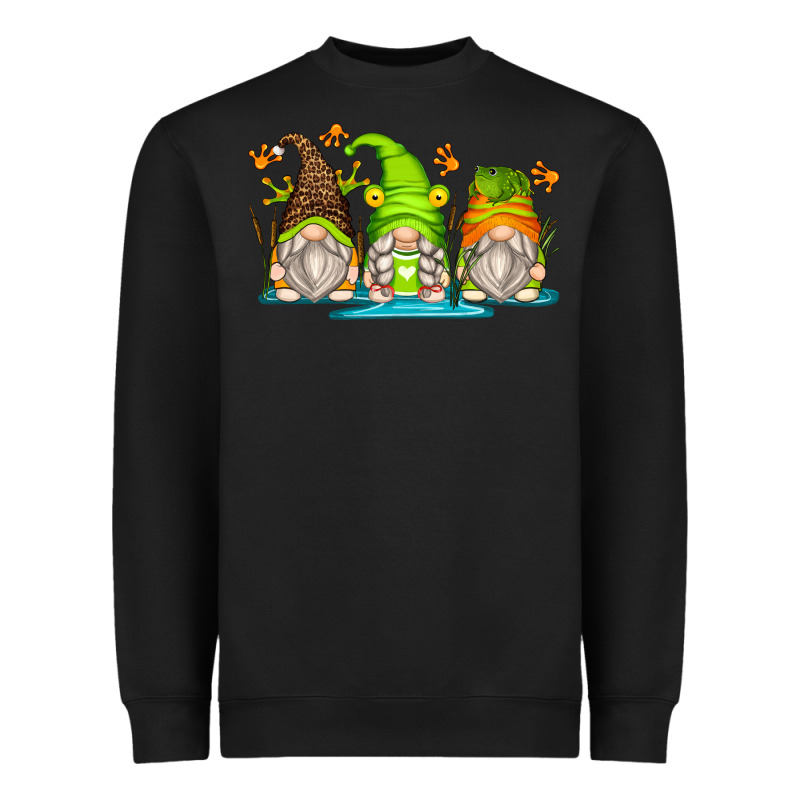 Frog Gnomes Heavyweight Sweatshirt by Zillion Design Studio | Teevron