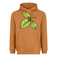 Meerkat green leaf Heavyweight Hoodie - BarkalooDesign