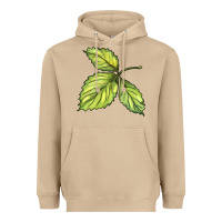 Mushroom green leaf Heavyweight Hoodie - BarkalooDesign