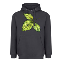 Smoke green leaf Heavyweight Hoodie - BarkalooDesign
