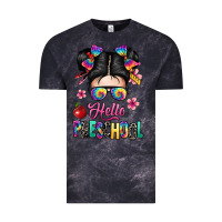 Cloud Black hello preschool kid Vintage Tee - texasbilliewilder