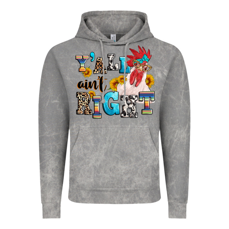 Y'all Ain't Right Crazy Vintage Hoodie by texasbilliewilder | Teevron