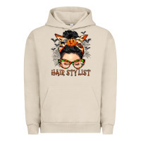 Pigment French Oak Hair stylist messy bun Urban Hoodie - BarkalooDesign