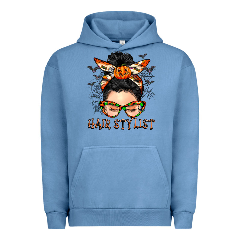 Hair Stylist Messy Bun Urban Hoodie by BarkalooDesign | Teevron