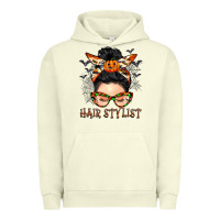 Pigment Pistachio Hair stylist messy bun Urban Hoodie - BarkalooDesign