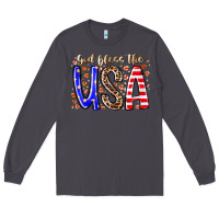 Smoke god bless the usa Long Sleeve Tee - RacoonDesign