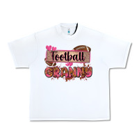 White football granny with leopard Urban Heavy Tee - Zillion Design Studio