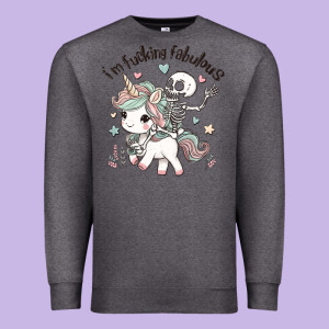 I'm Fucking Fabulous Premium Sweatshirt Designed By Maliassmallbusiness
