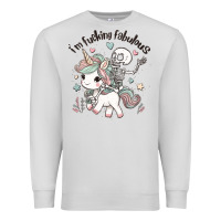 Dove Grey i'm fucking fabulous Premium Sweatshirt - MaliasSmallBusiness