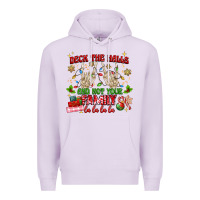 Lilac deck the halls and not your family Premium Hoodie - MaliasSmallBusiness