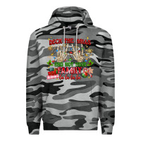Slate Camo deck the halls and not your family Premium Hoodie - MaliasSmallBusiness