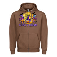 Chestnut spooky squad Zipper Hoodie - BundleAndBundleShop