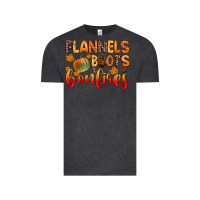Vintage Black flannels boots and bonfires Vintage Tee - Zillion Design Studio