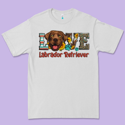 Love Labrador Retriever Premium Tee Designed By Artiststas