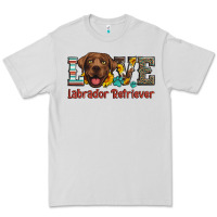 Dove Grey love labrador retriever Premium Tee - Artiststas