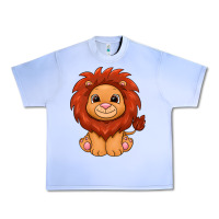 Grape Ice lion Urban Heavy Tee - texasbilliewilder