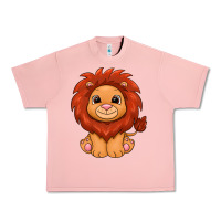 Salmon lion Urban Heavy Tee - texasbilliewilder