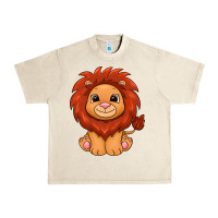 Sandshell lion Urban Heavy Tee - texasbilliewilder