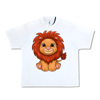 White lion Urban Heavy Tee - texasbilliewilder